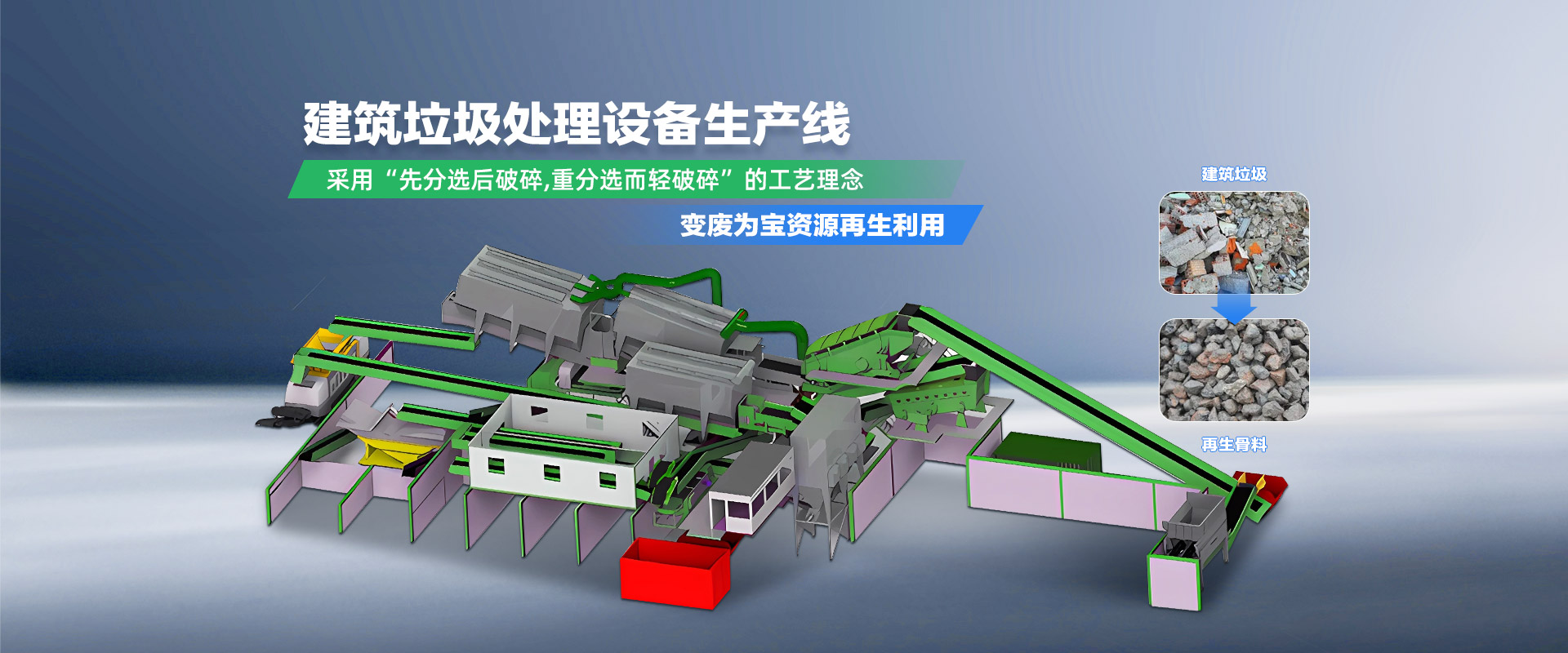 飞翔环保 - 垃圾分选处理设备