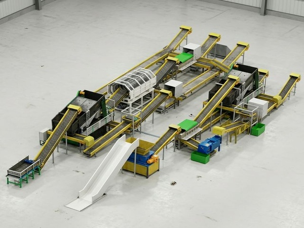 陈腐垃圾分拣处理设备生产线